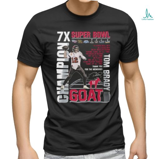 Super Bowl Tom Brady GOAT T Shirt