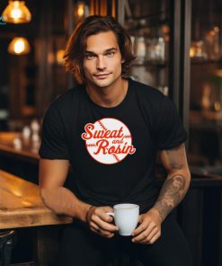 Sweat and rosin baseball shirt