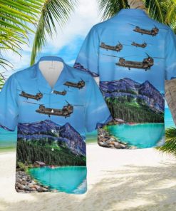 Swiss Air Force Boeing CH 47 Chinook Hawaiian Shirt