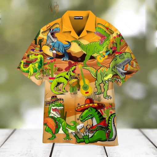 Tacosaurus Cinco De Mayo Aloha Hawaiian Shirts For Men For Women