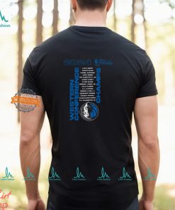 Team Dallas Mavericks Fanatics 2024 Western Conference Champions Jump Ball Roster T Shirt
