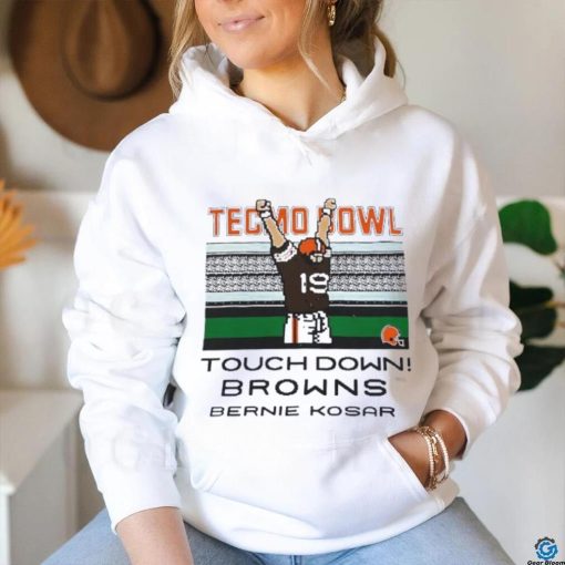 Tecmo Bowl Touchdown Cleveland Browns Bernie Kosar pixel shirt