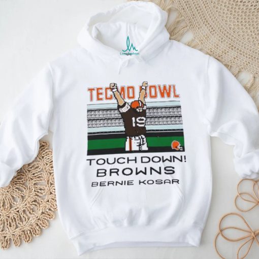 Tecmo Bowl Touchdown Cleveland Browns Bernie Kosar pixel shirt