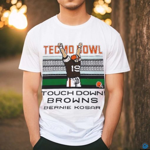 Tecmo Bowl Touchdown Cleveland Browns Bernie Kosar pixel shirt