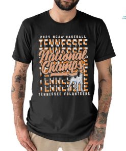 Tennessee Orange Tennessee Volunteers 2024 NCAA Men’s Baseball College World Series Champions Comfort Colors Stack T Shirt