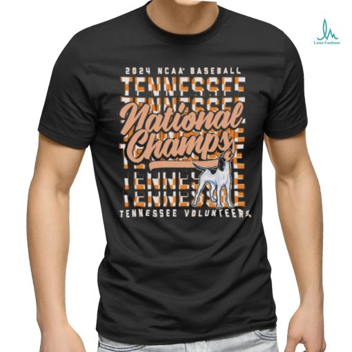 Tennessee Orange Tennessee Volunteers 2024 NCAA Men’s Baseball College World Series Champions Comfort Colors Stack T Shirt