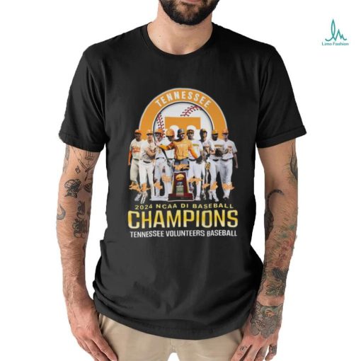 Tennessee Volunteers 2024 NCAA Baseball Champions Signature T Shirt