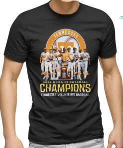 Tennessee Volunteers 2024 NCAA Baseball Champions Signature T Shirt