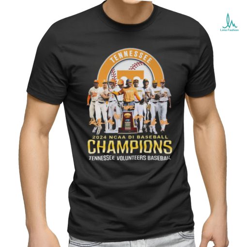 Tennessee Volunteers 2024 NCAA Baseball Champions Signature T Shirt