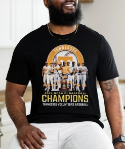 Tennessee Volunteers 2024 NCAA Baseball Champions Signature T Shirt