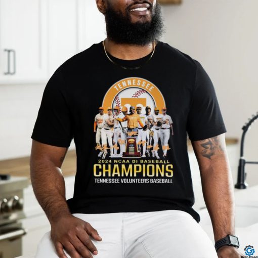 Tennessee Volunteers 2024 NCAA Baseball Champions Signature T Shirt