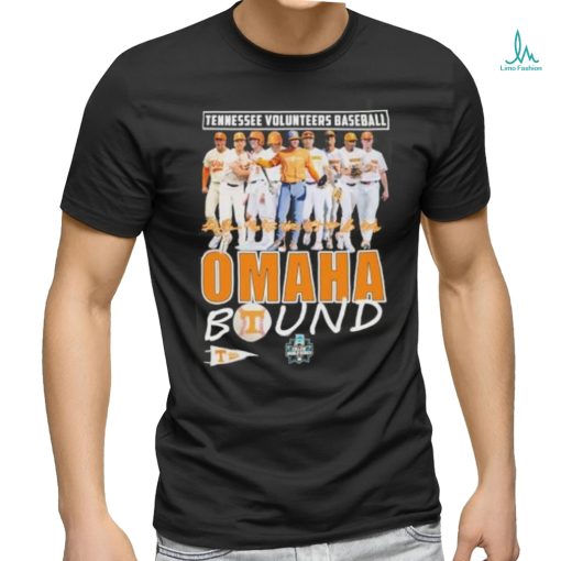Tennessee Volunteers Baseball Team Omaha Bound Signatures shirt