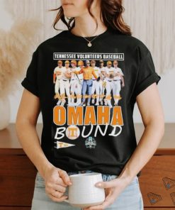 Tennessee Volunteers Baseball Team Omaha Bound Signatures shirt