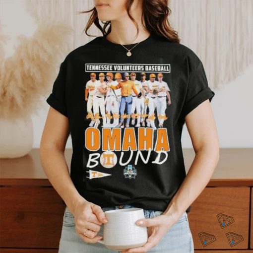 Tennessee Volunteers Baseball Team Omaha Bound Signatures shirt