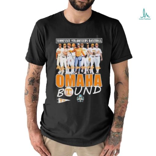 Tennessee Volunteers Baseball Team Omaha Bound Signatures shirt