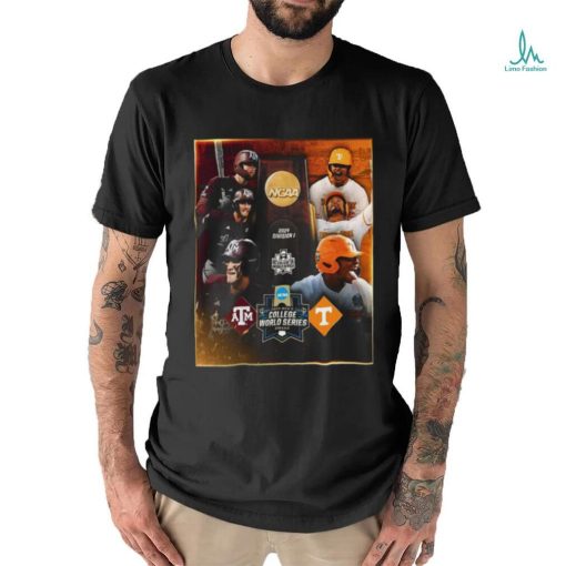 Tennessee Volunteers Baseball Vs Texas A&M Baseball Matchup 2024 NCAA Division I Men’s College World Series Omaha shirt