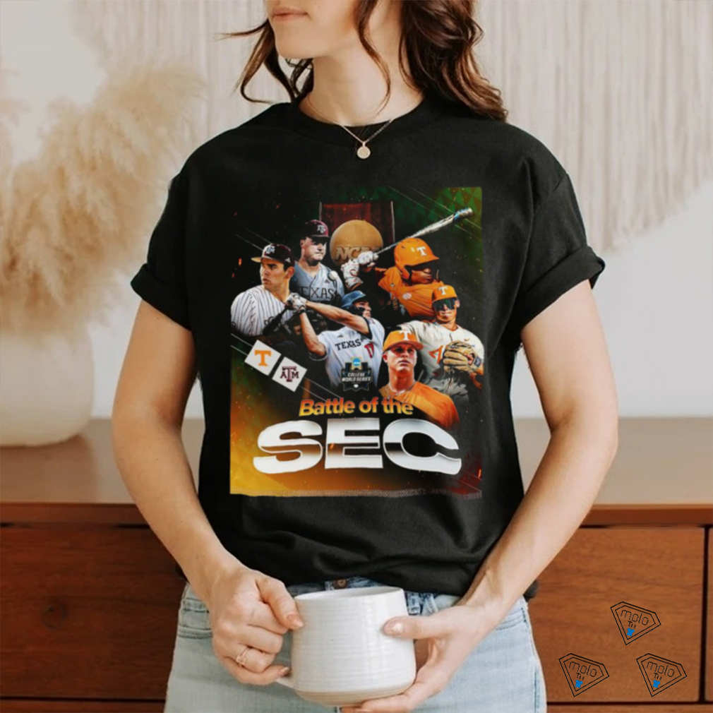 Tennessee Volunteers vs Texas A&M 2024 NCAA Baseball Men’s Battle Of The SEC Shirt Tennessee Volunteers vs Texas A&M 2024 NCAA Baseball Men’s Battle Of The SEC Shirt