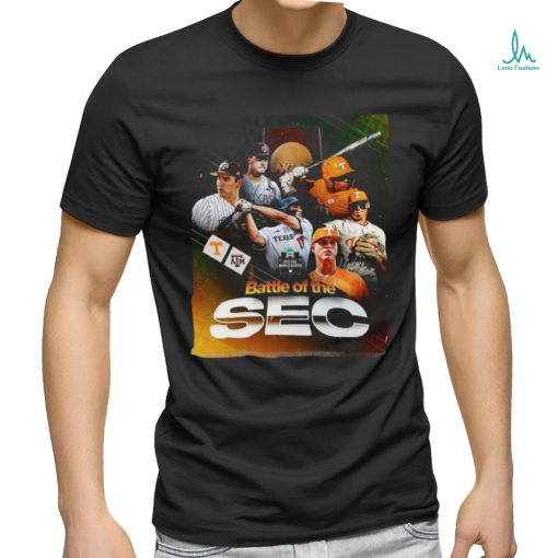 Tennessee Volunteers vs Texas A&M 2024 NCAA Baseball Men’s Battle Of The SEC Shirt