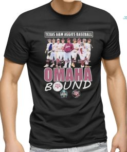Texas A&M Aggies Baseball Team Omaha Bound Signatures shirt