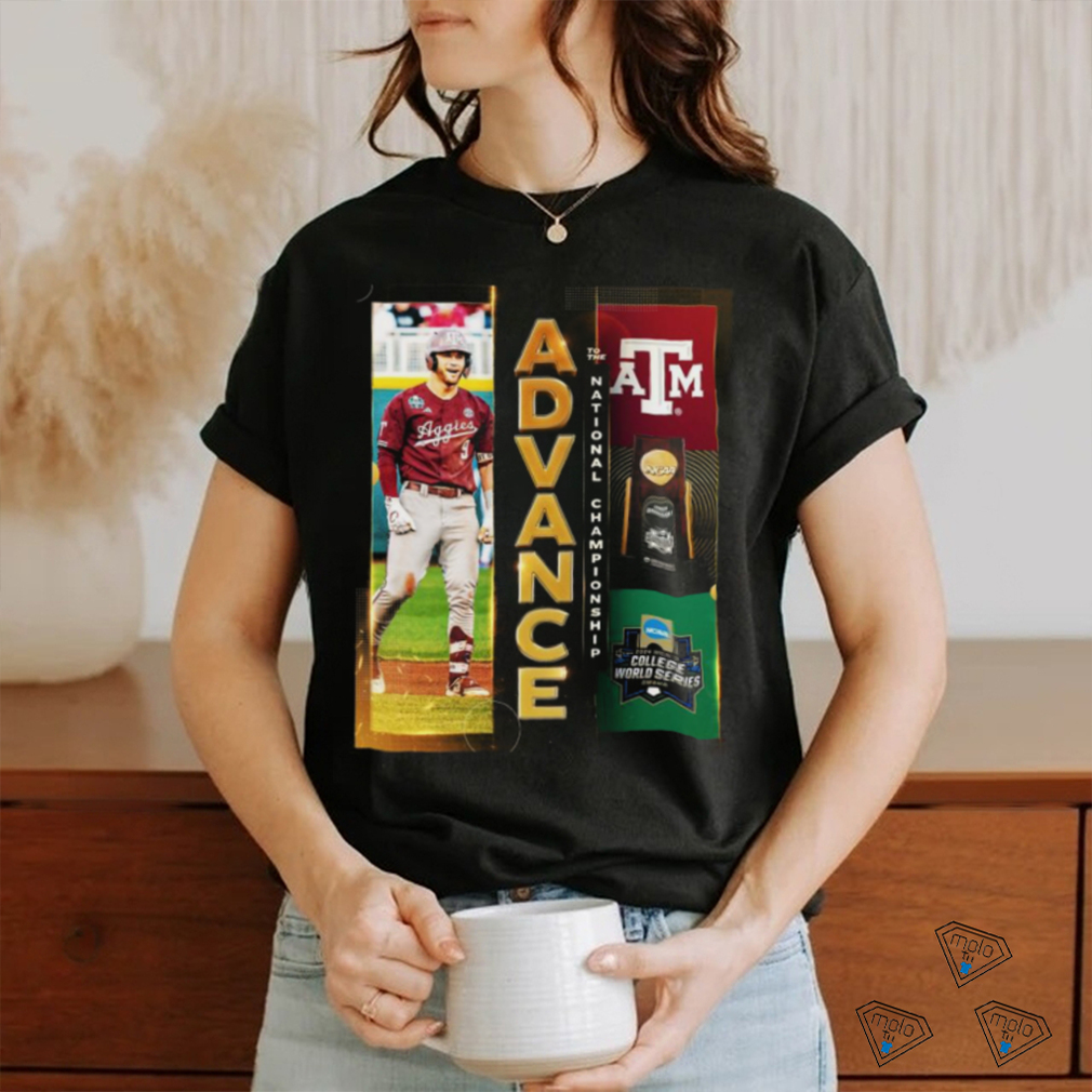 Texas A&M Baseball Advance To The National Championship 2024 NCAA Division I Men’s College World Series Omaha Finals shirt Texas A&M Baseball Advance To The National Championship 2024 NCAA Division I Men’s College World Series Omaha Finals shirt