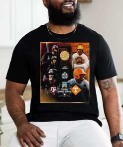 Texas A&m And Tennessee Volunteers Baseball 2024 MCWS Final Set Shirt