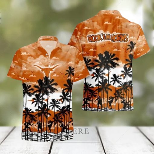 Texas Longhorns Ncaa Summer Summer Aloha Hawaiian Shirt For Mens Womens