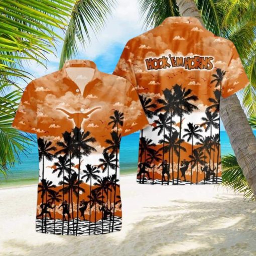 Texas Longhorns Ncaa Summer Summer Aloha Hawaiian Shirt For Mens Womens