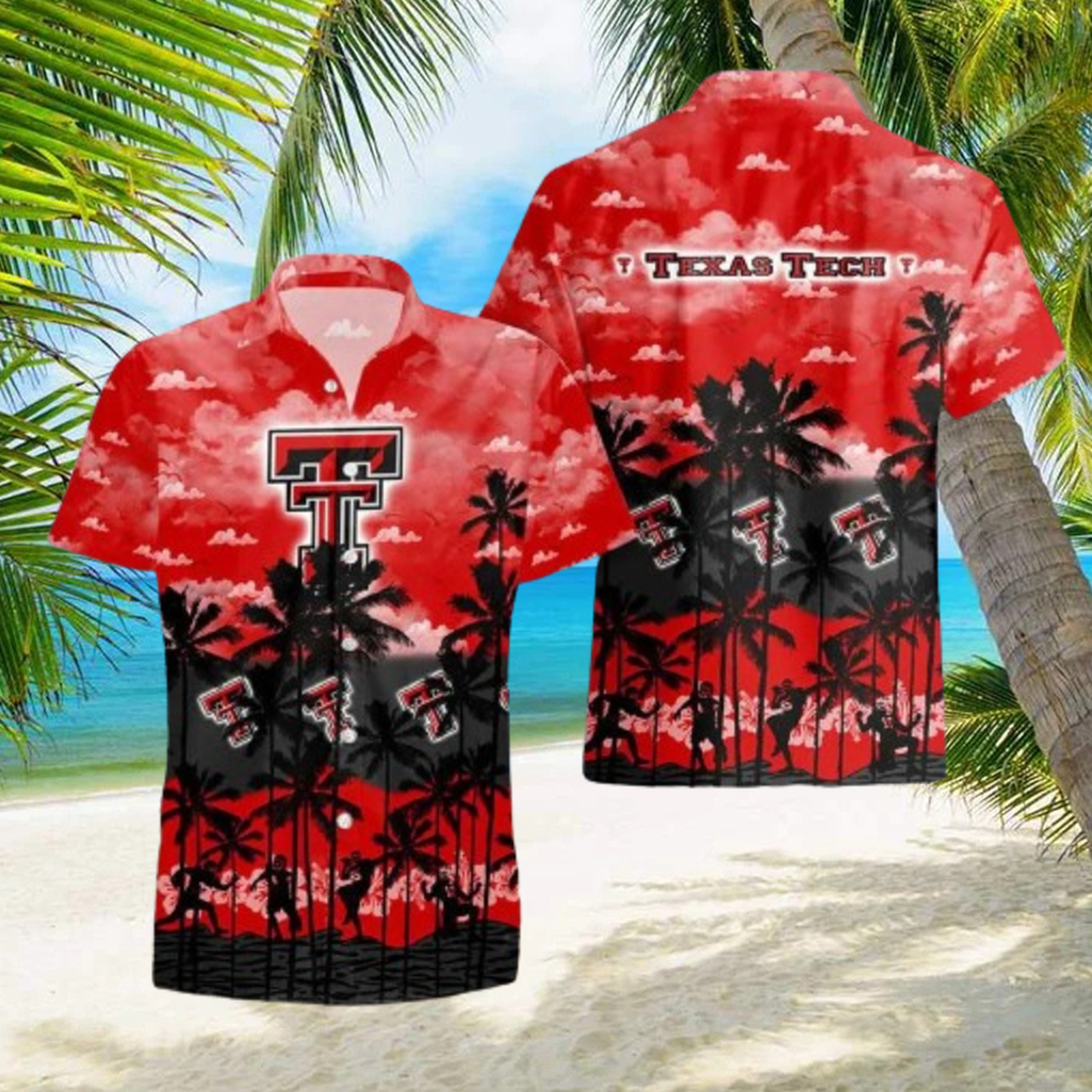 Texas Tech Red Raiders Ncaa Summer Button Up Hawaiian Shirt Texas Tech Red Raiders Ncaa Summer Button Up Hawaiian Shirt