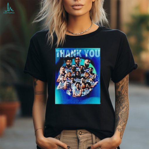 Thank You Minnesota Timberwolves Nba 2023 2024 Season Shirt