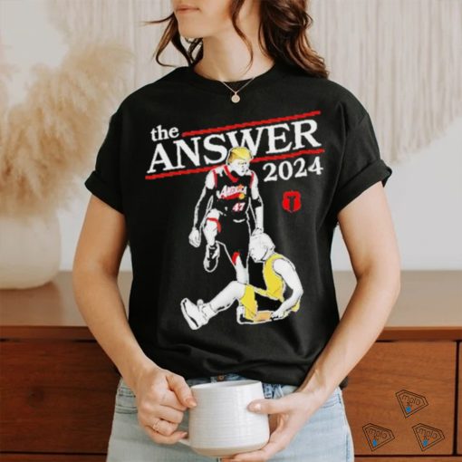 The Answer 2024 Trump And Biden T Shirt