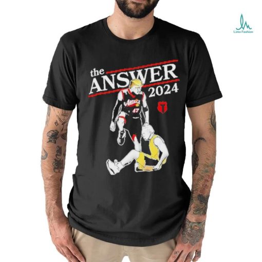 The Answer 2024 Trump And Biden T Shirt