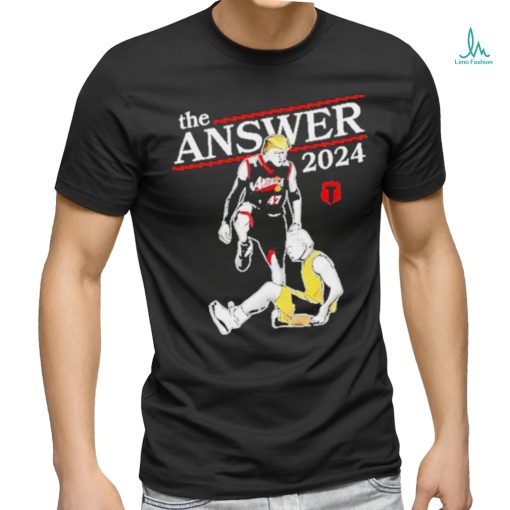 The Answer 2024 Trump And Biden T Shirt