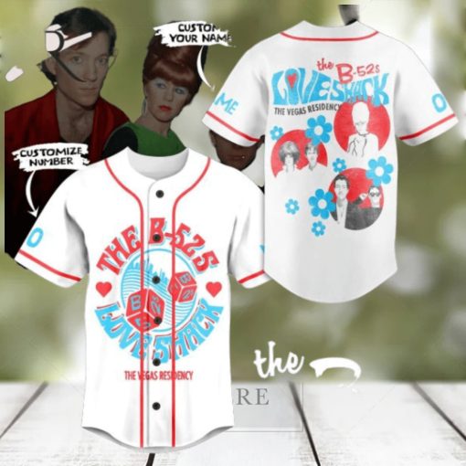 The B 52’s Love Shack The Vegas Residency Custom Baseball Jersey