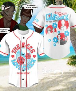 The B 52’s Love Shack The Vegas Residency Custom Baseball Jersey