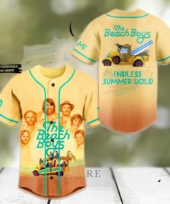 The Beach Boys Endless Summer Gold Custom Baseball Jersey