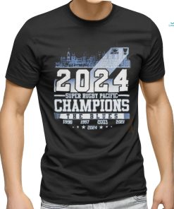 The Blues Skyline 2024 Super Rugby Pacific Champions shirt