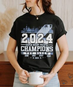 The Blues Skyline 2024 Super Rugby Pacific Champions shirt