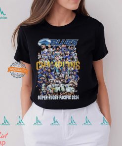 The Blues Super Rugby Pacific 2024 Champions T Shirt