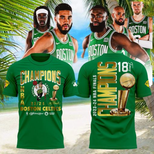 The Final 2023 2024 NBA Champions Boston Celtics Different Here 3D T Shirt – Green