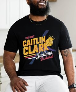 The Goat Caitlin Clark Indiana Basketball Crown T Shirt