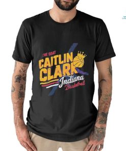 The Goat Caitlin Clark Indiana Basketball Crown T Shirt