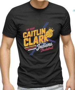 The Goat Caitlin Clark Indiana Basketball Crown T Shirt