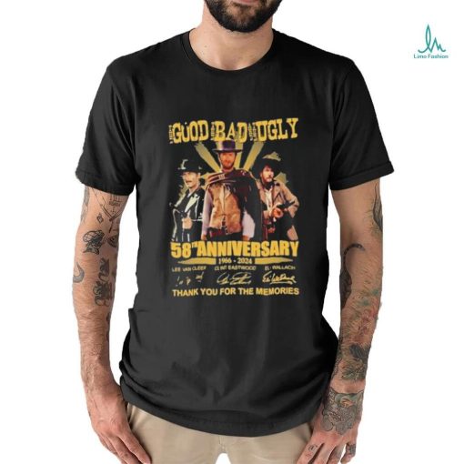The Good, The Bad And The Ugly 58th Anniversary 1966 2024 Thank You For The Memories T Shirt