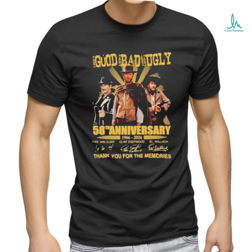 The Good, The Bad And The Ugly 58th Anniversary 1966 2024 Thank You For The Memories T Shirt