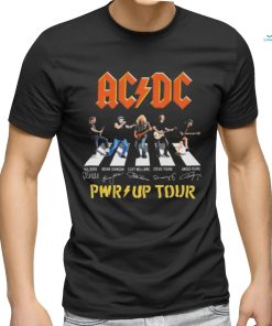 The High Voltage Album ACDC PWR Up Tour 2024 Abbey Road Signs Shirt