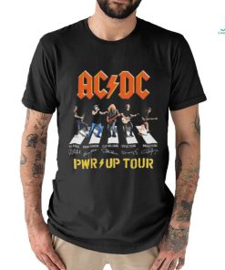 The High Voltage Album ACDC PWR Up Tour 2024 Abbey Road Signs Shirt