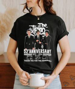 The Jam 52nd Anniversary 1972 2024 Thank You For The Memories T Shirt