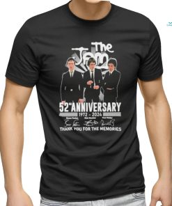 The Jam 52nd Anniversary 1972 2024 Thank You For The Memories T Shirt