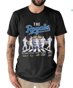 The Kansas City Royals Abbey Road 2024 Signatures shirt