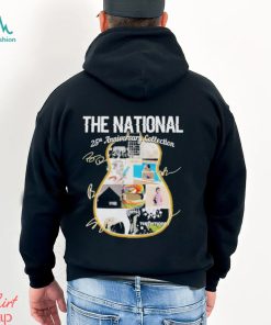 The National Band 25th anniversary Collection Guitar Signatures Shirt